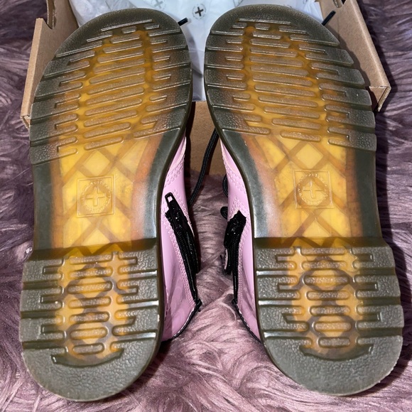 Little Girls Pink 1460 Boot - Picture 3 of 7